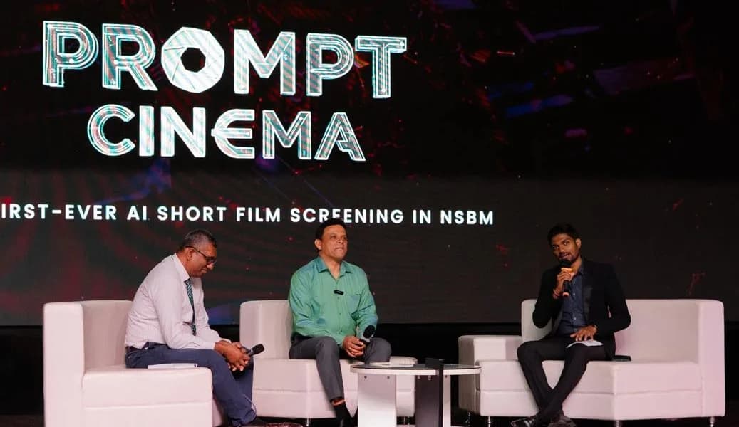 A panel discussion at NSBM’s Prompt Cinema screening