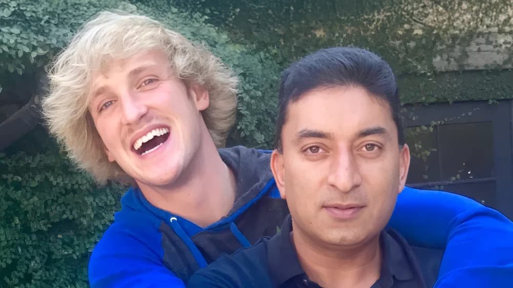 Sheeraz Hasan with Logan Paul